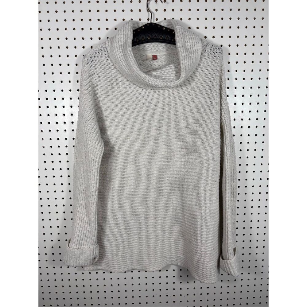 Anthropologie Pilcro Women's Oversized Slouchy Gray Cowl Neck Sweater Size S